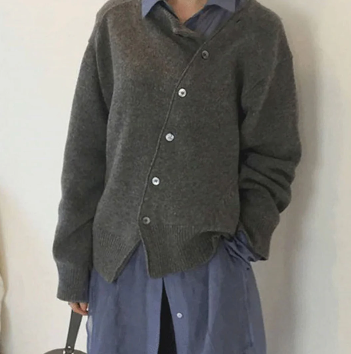 Street-Wave Soft Cozy Cardigan For Women Effortless Elegance Versatile Knit Layering Top Wardrobe Essential