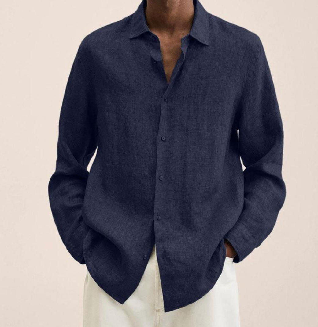 Nethan Linen Shirt For Men Exclusive Timeless Style With Premium Comfort For Office And Everyday Wear