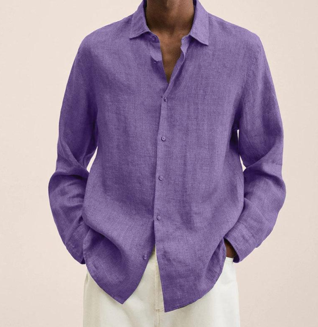 Nethan Linen Shirt For Men Exclusive Timeless Style With Premium Comfort For Office And Everyday Wear