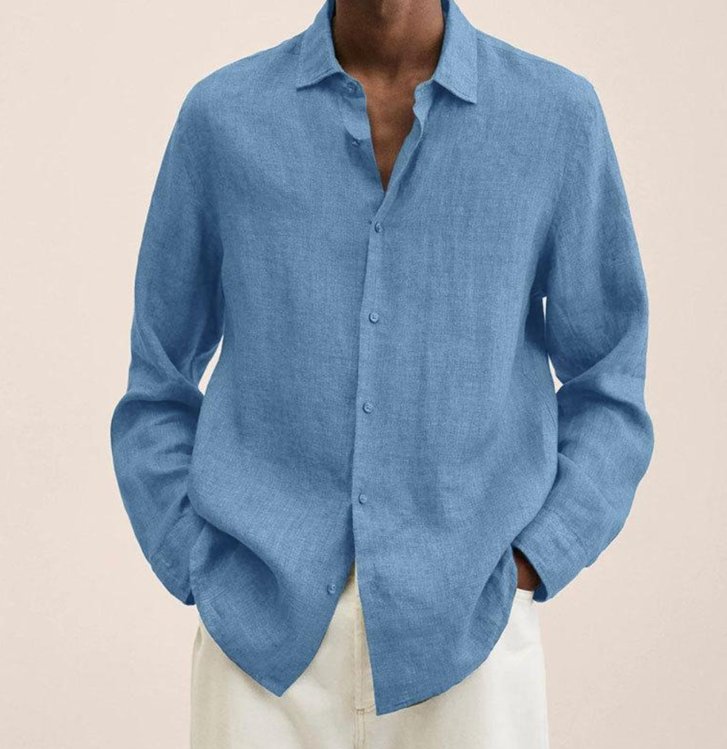 Nethan Linen Shirt For Men Exclusive Timeless Style With Premium Comfort For Office And Everyday Wear