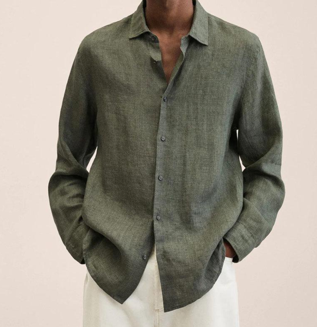 Nethan Linen Shirt For Men Exclusive Timeless Style With Premium Comfort For Office And Everyday Wear