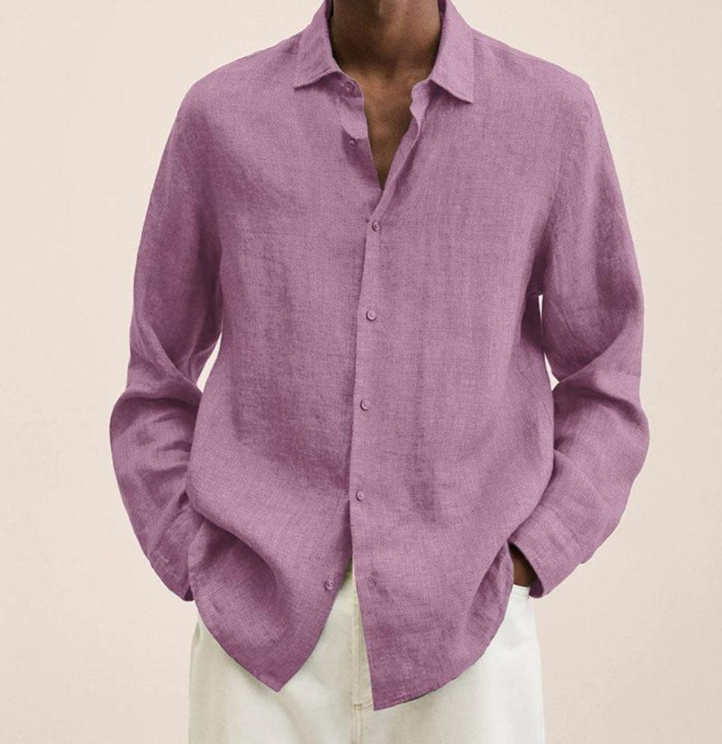 Nethan Linen Shirt For Men Exclusive Timeless Style With Premium Comfort For Office And Everyday Wear