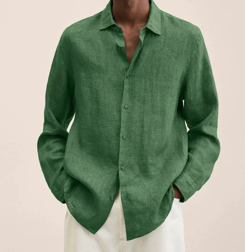 Nethan Linen Shirt For Men Exclusive Timeless Style With Premium Comfort For Office And Everyday Wear