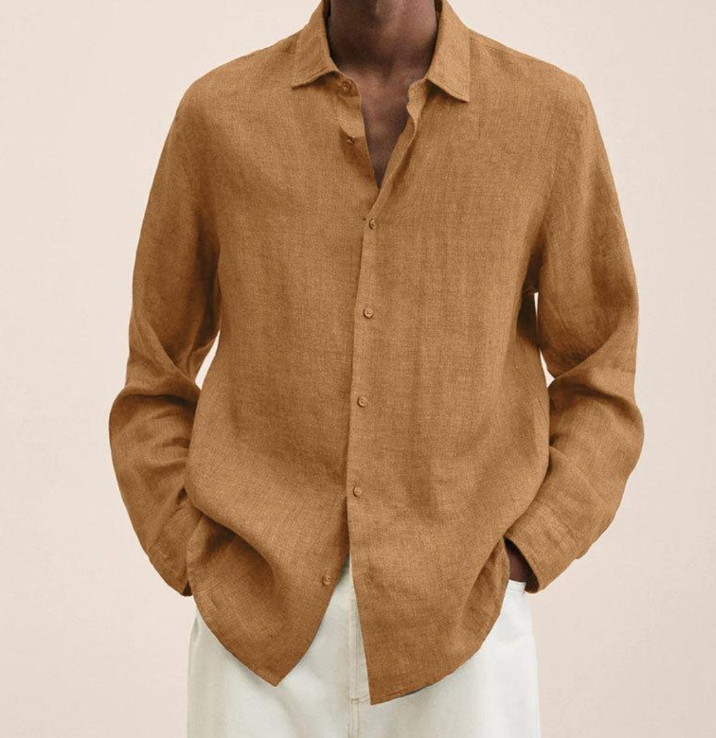 Nethan Linen Shirt For Men Exclusive Timeless Style With Premium Comfort For Office And Everyday Wear
