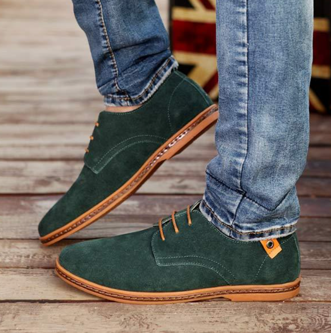 Street-wave Orthopedic Mens Shoes Comfortable Stylish Leather Dress Shoes For Men All Day Support