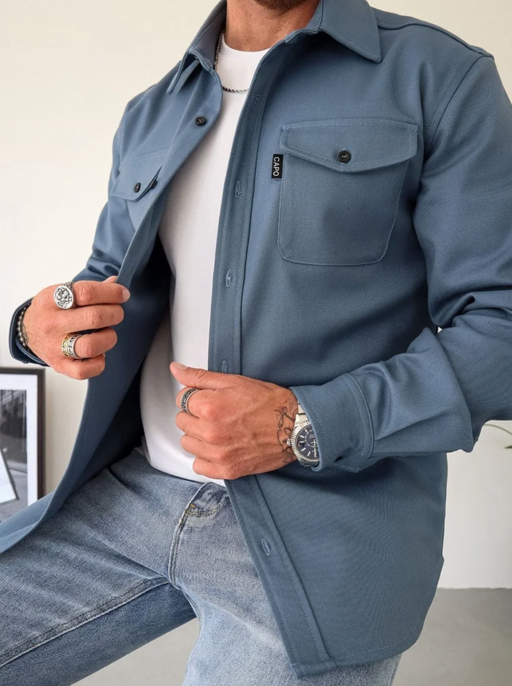 Street-Wave Jacket For Men Premium Autumn Coat With Warmth And Comfort For Stylish Urban Dwellers
