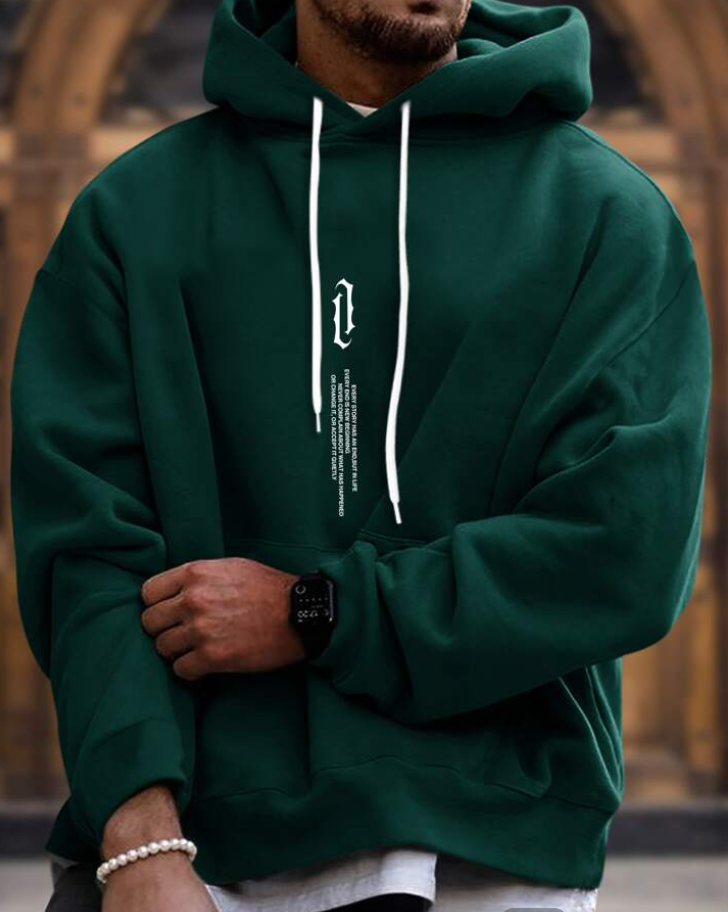 Street-wave Hoodie For Men - Ultra Comfort And Modern Streetwear Style With Premium Fabrics