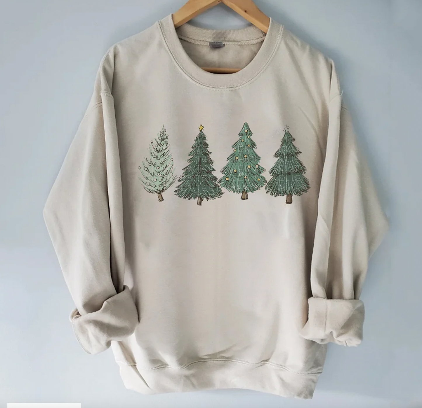 Street Wave Women Christmas Tree Sweater Cozy Festive Knit Warmth For Women Gift Idea