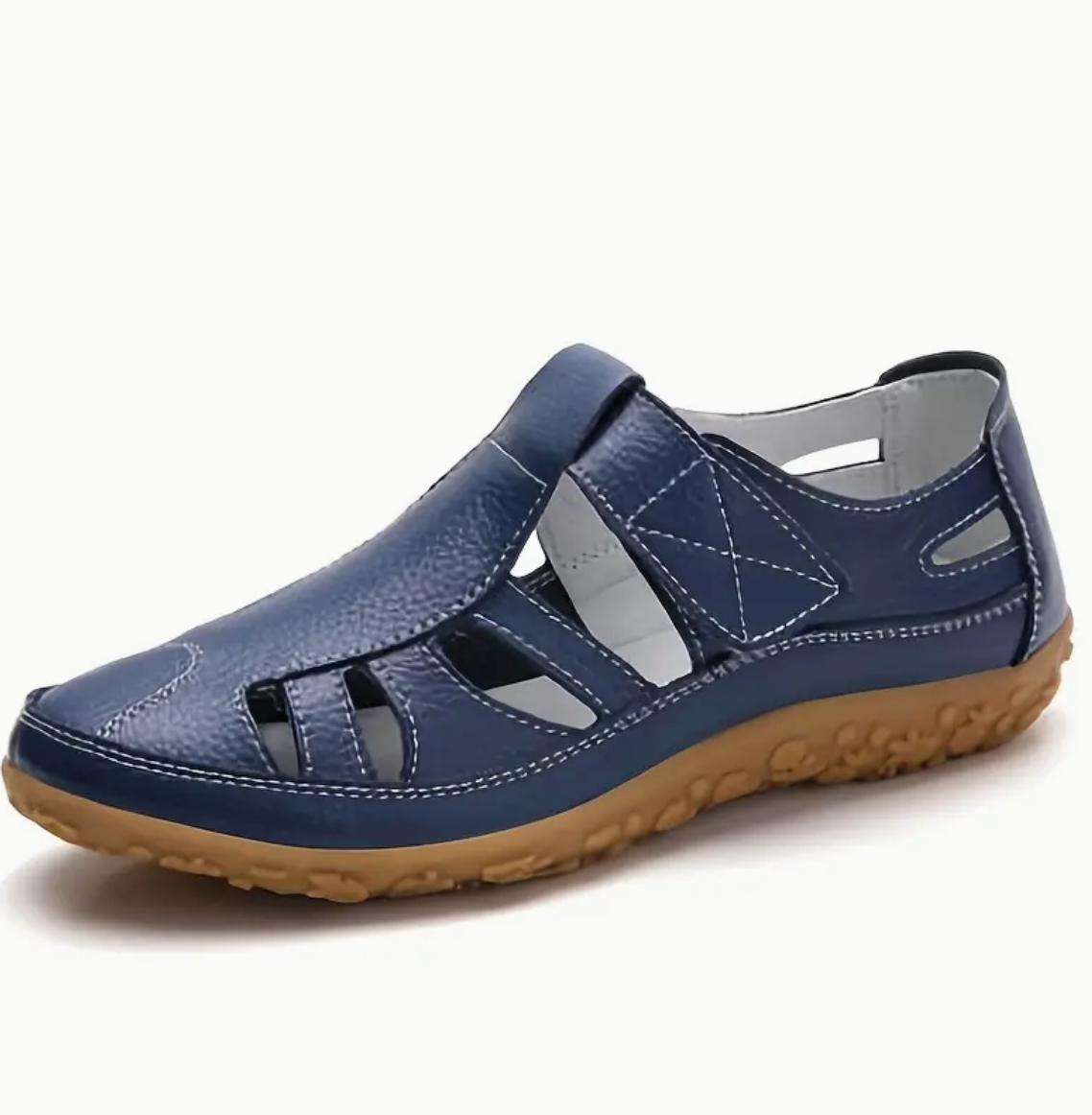 Mens Sandals Retro Outdoor All Day Comfort With Closed Toe And Velcro Straps Streetwave