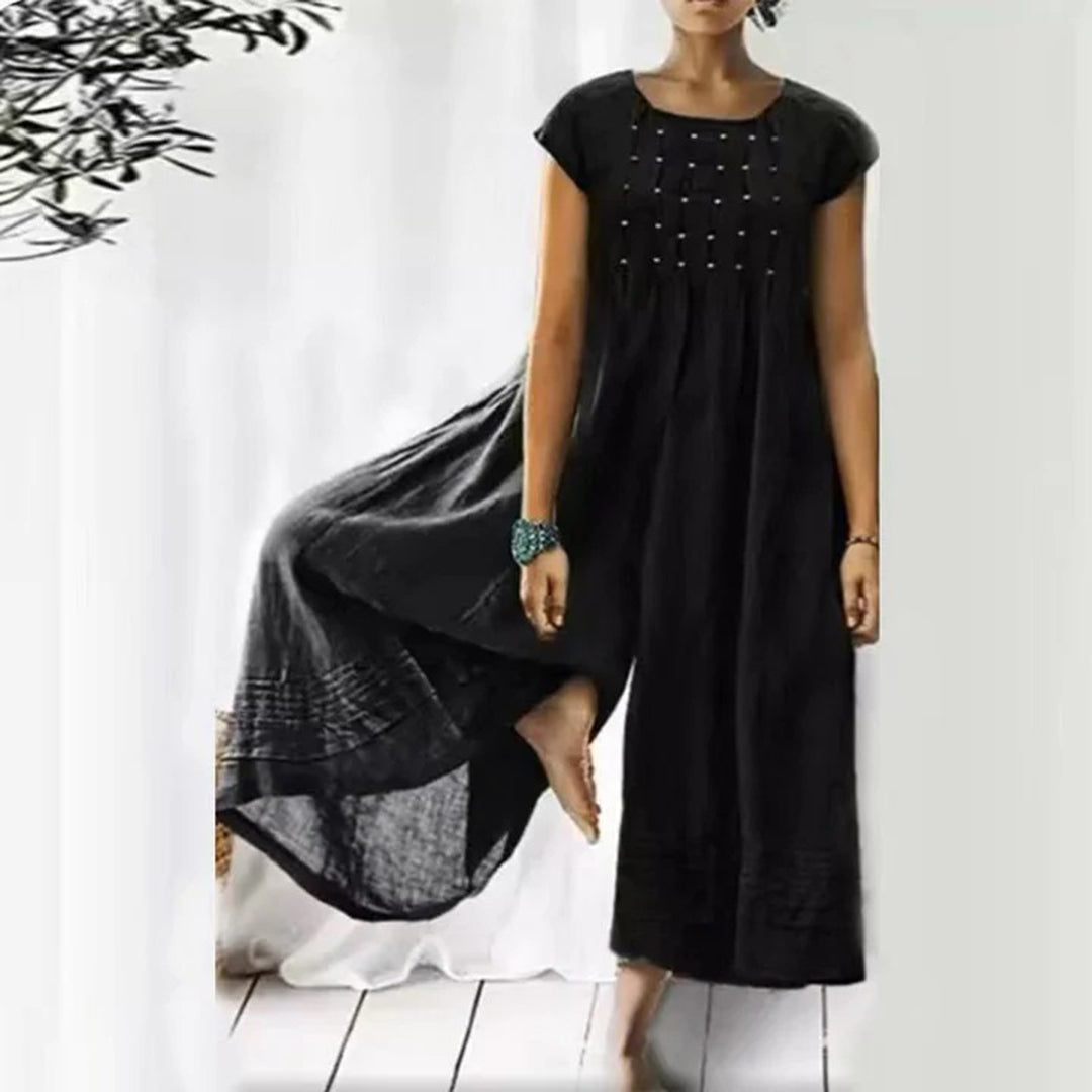 Street Wave Boho Maxi Dress Breathable Cotton For Women