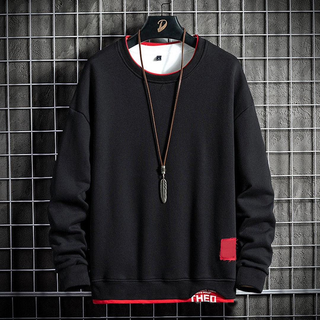 Streetwave Cotton Lined Sweatshirt For Cold Weather Warmth And Comfort Stylish Urban Wear