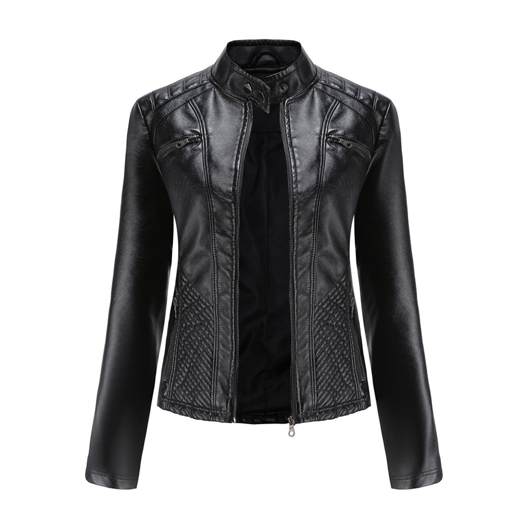 Street-wave Leather Jacket With Zipper Design Timeless Classic For Modern Men And Women