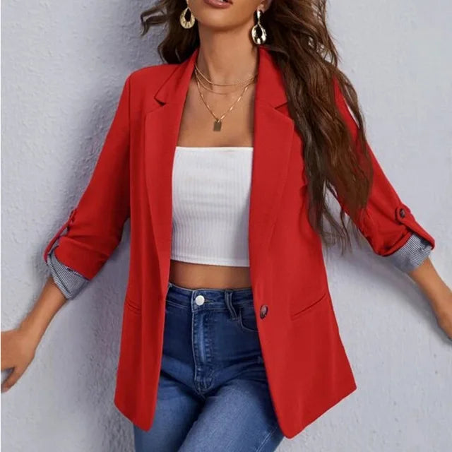 Street Wave Vasya Pink Casual Blazer For Women Chic Comfort And Versatile Style Essentials