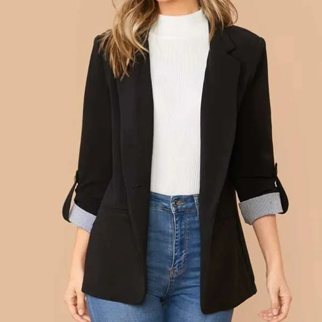 Street Wave Vasya Pink Casual Blazer For Women Chic Comfort And Versatile Style Essentials