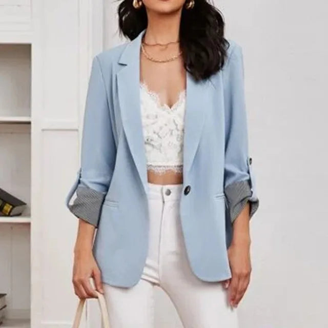Street Wave Vasya Pink Casual Blazer For Women Chic Comfort And Versatile Style Essentials