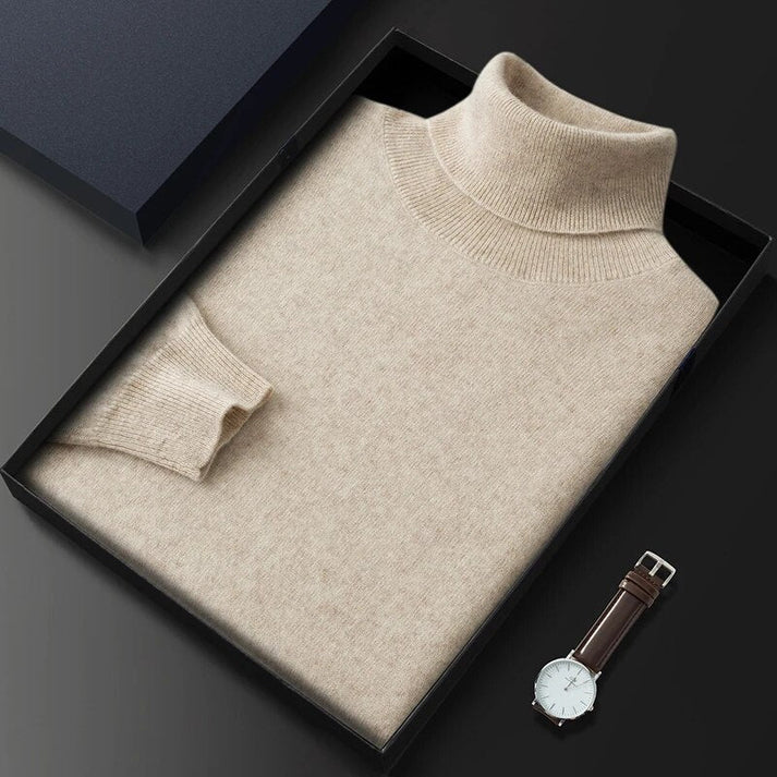 Streetwave Cashmere Turtleneck Sweater For Men Luxuriously Soft Warmth Timeless Style