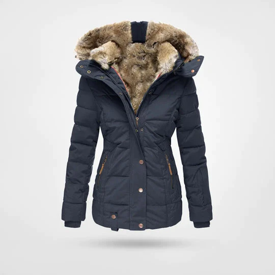 Streetwave Womens Down Jacket Warm Insulation Cozy Fit Lightweight Winter Coat For Cold Weather