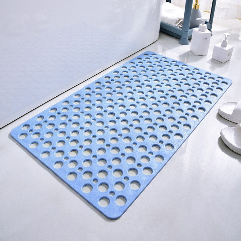 Non-Slip Rubber Shower Mat with Drainage