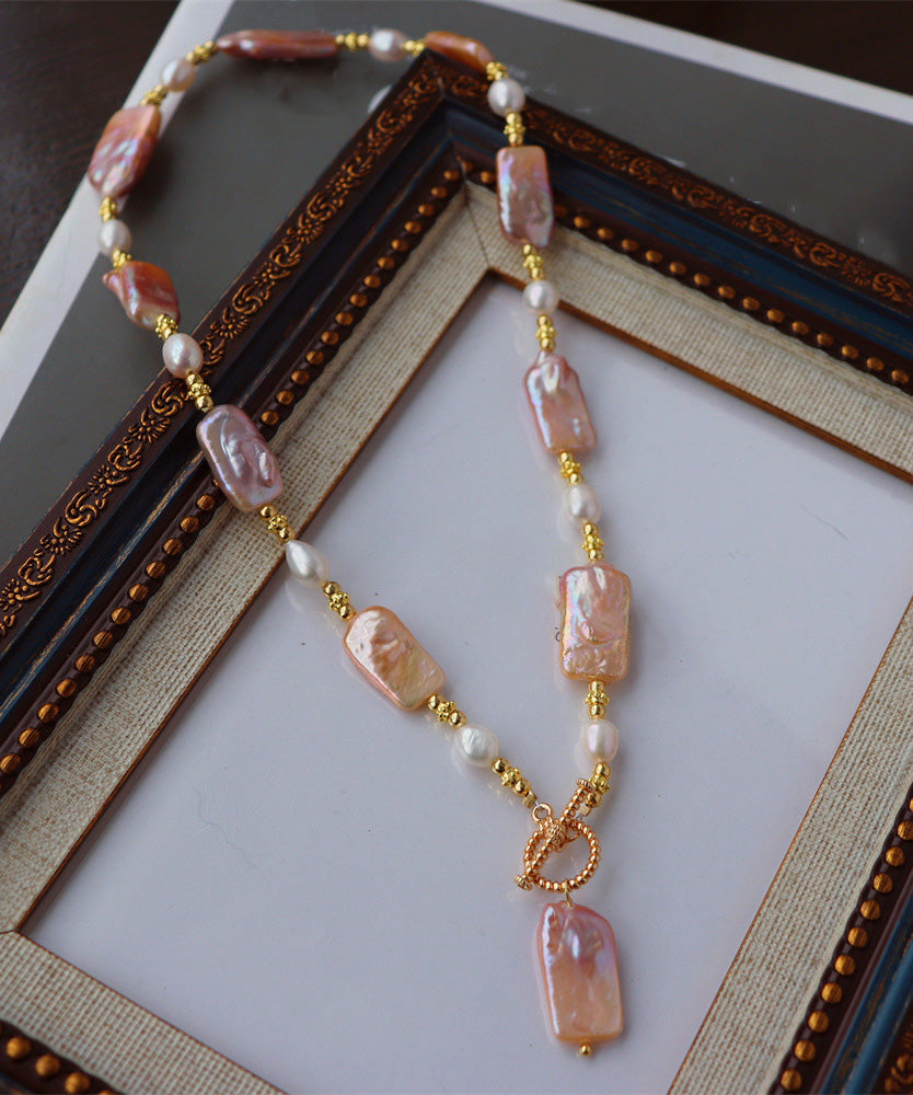 Collier Boho avec pendentif en alliage d'argent sterling et perles - Street-Wave