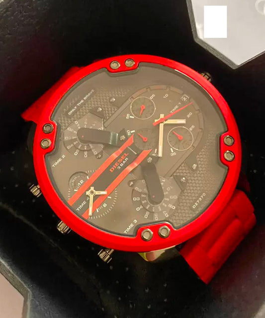 Montres creuses à mouvement à quartz en alliage rouge Boho - Street-Wave