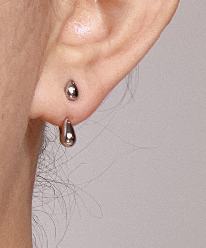 Boucles d'oreilles à tige en argent sterling style bohème en forme de goutte d'eau - Street-Wave
