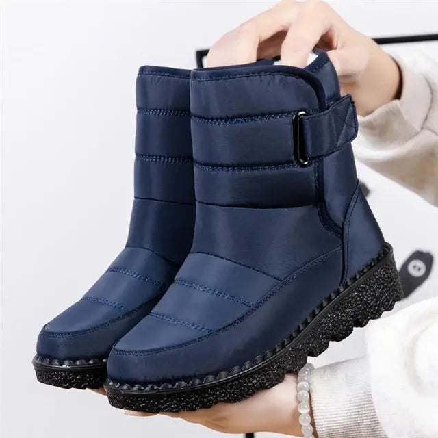 Street-Wave Winter Boots With Non-Slip PU Sole Insulated Waterproof For Outdoor Winter Walkers