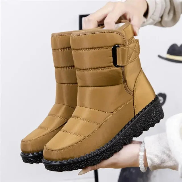 Street-Wave Winter Boots With Non-Slip PU Sole Insulated Waterproof For Outdoor Winter Walkers