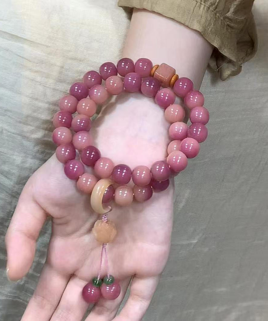 Bracelet à breloques Bodhi So double couche Lotus Boutique - Street-Wave