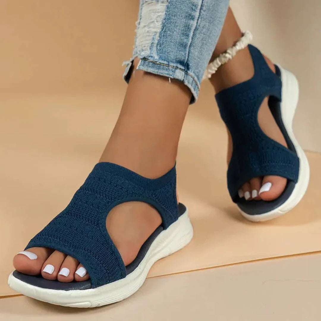 Waylynn Brea Orthopedic Knit Sandals All Day Comfort For Everyday Walkers