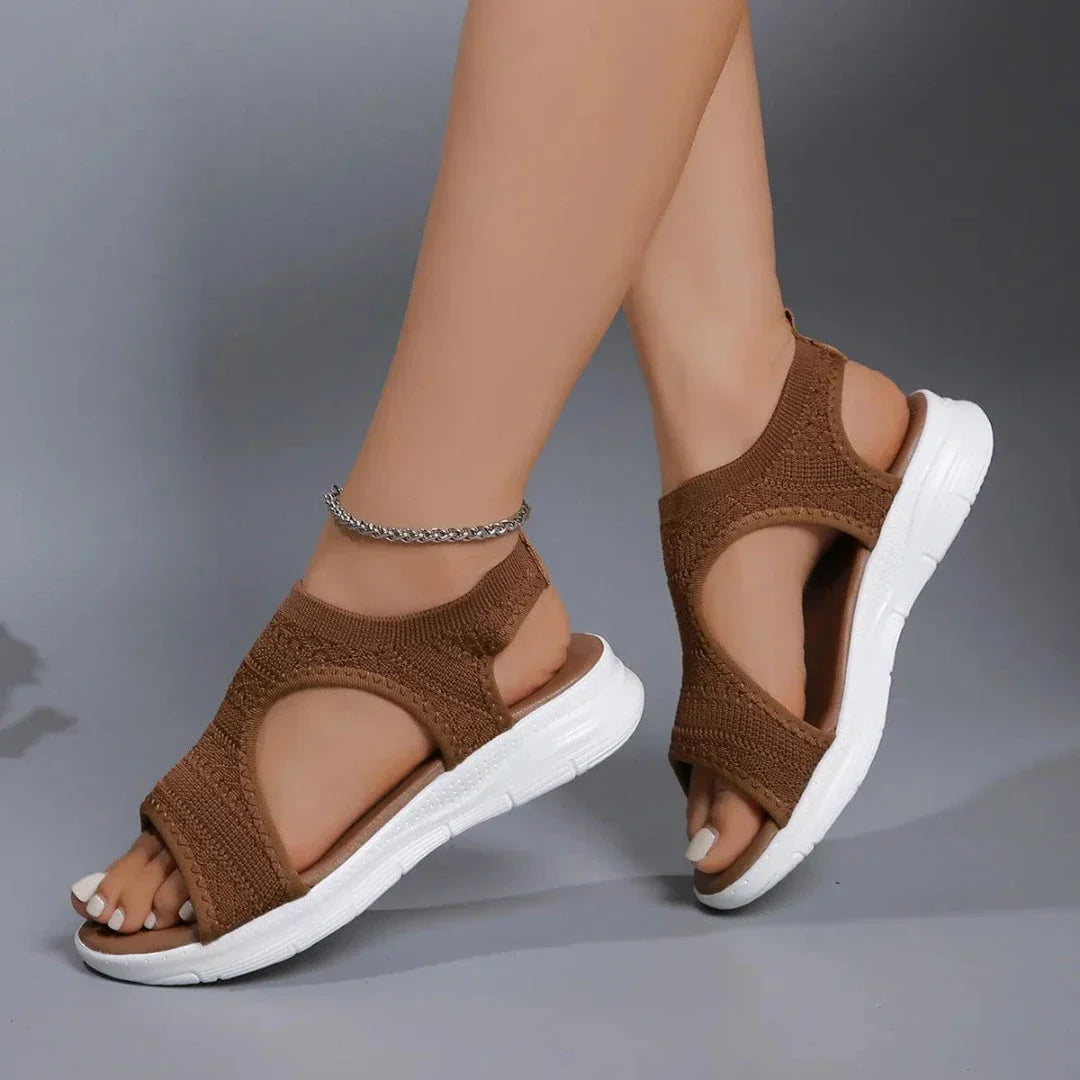 Waylynn Brea Orthopedic Knit Sandals All Day Comfort For Everyday Walkers