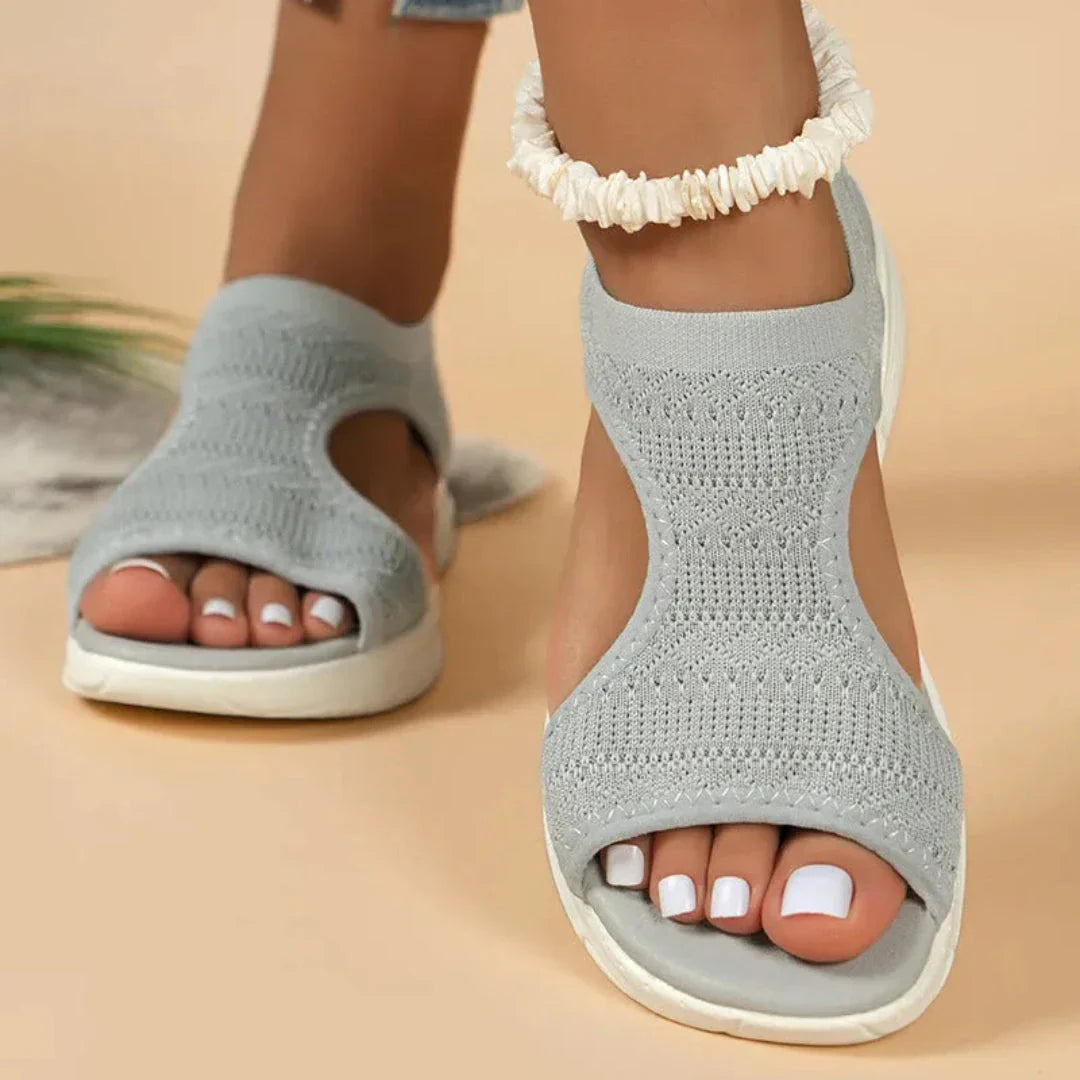Waylynn Brea Orthopedic Knit Sandals All Day Comfort For Everyday Walkers