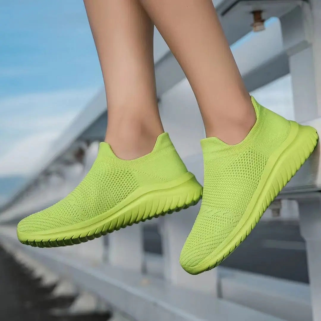 Street Wave Breathable Knit Sneakers Unisex Lightweight