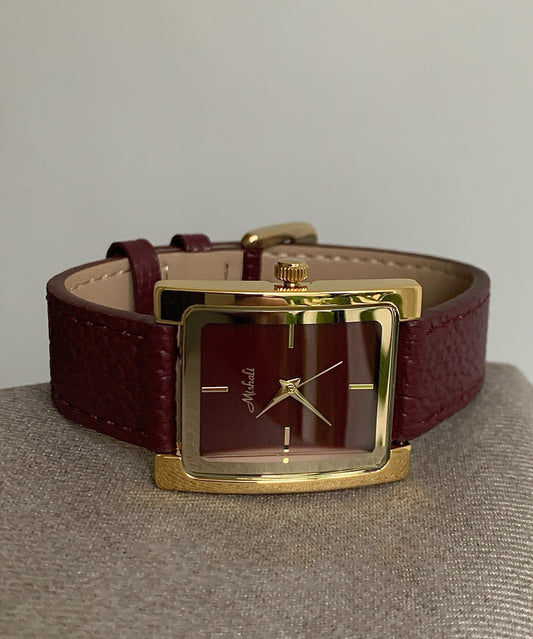 Montres à quartz en cuir et métal Mulberry - Street-Wave