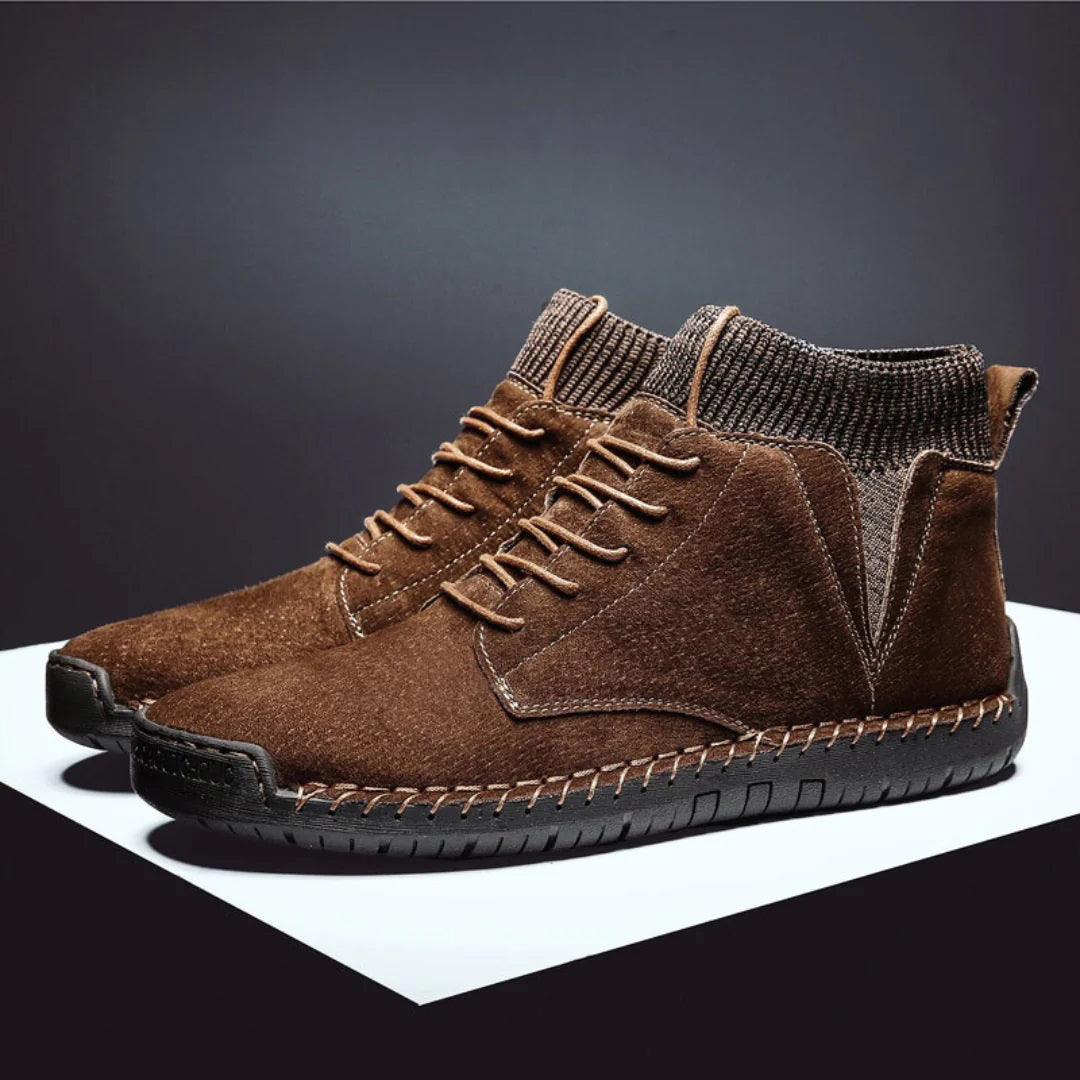 Streetwave Mens Suede Leather Boots With Cushioned Comfort And Classic Style Everyday Ready