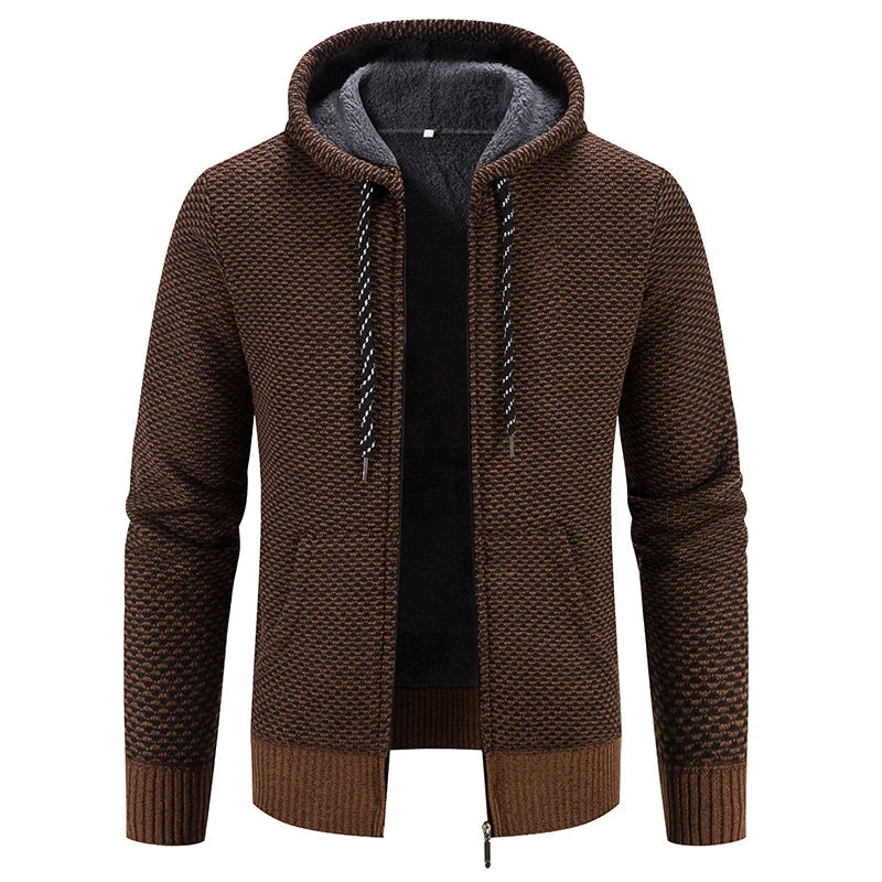 Street-Wave Hooded Knit Vest for Men, Superior Warmth and Comfort, Modern Streetwear Layer