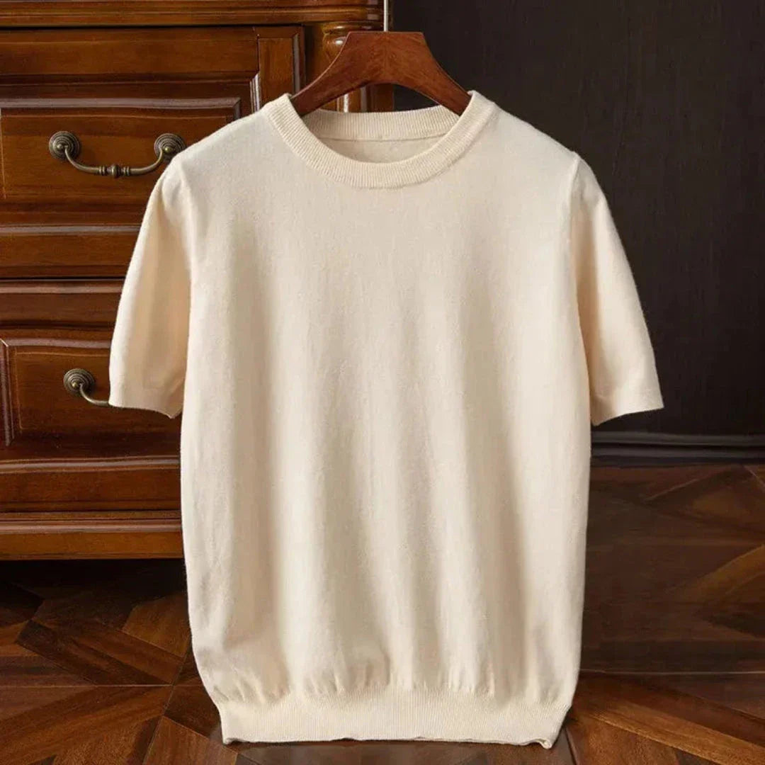 Bruce Wool Short-Sleeve O-Neck Tee By Street-Wave - Luxurious Butter-Soft Knit For Everyday Wardrobe