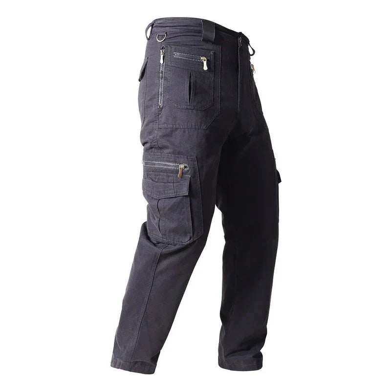 Street-Wave Tactical Cargo Pants With Straight Cut For Outdoor Adventurers, Durable And Versatile