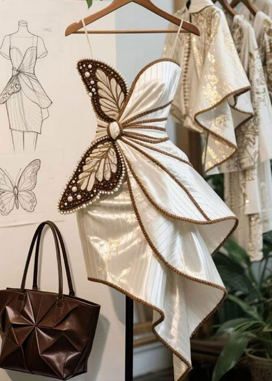 Décoration papillon pour ongles, design asymétrique, nouveauté 2025 - Street-Wave