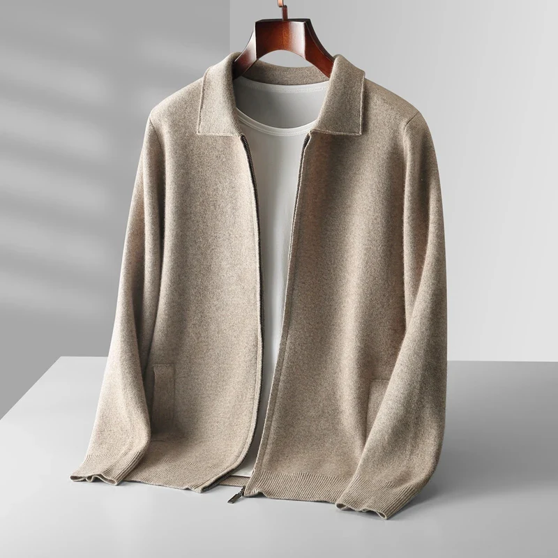Street-wave Full-Zip Knit Vest for Modern Men, Soft Comfort, Stylish Everyday Outerwear