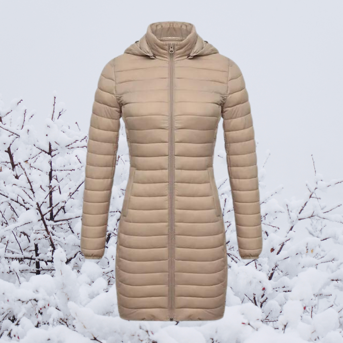 Street-wave Long Puffer Coat for Women Extra Warmth and Style for Winter Weather