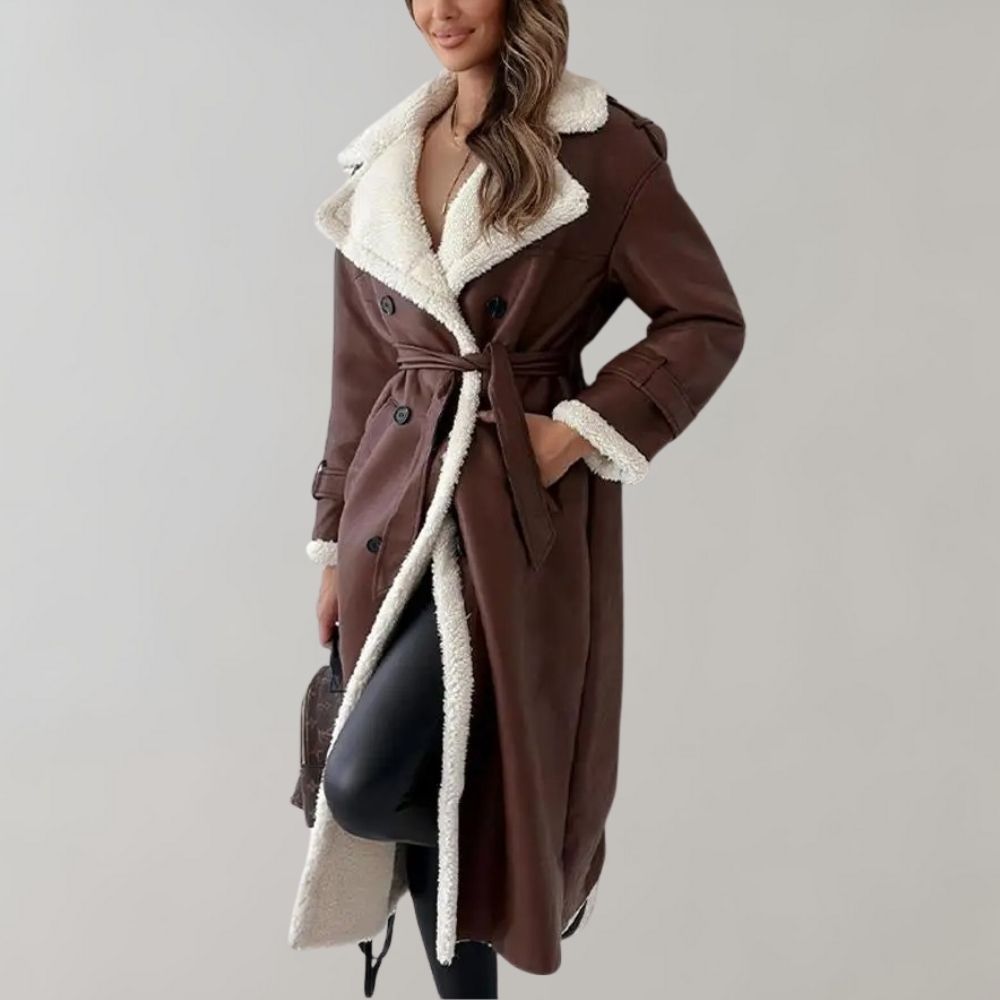Street-wave Shearling Winter Coat For Women Lux Warmth And Cozy Comfort Fashion Essential