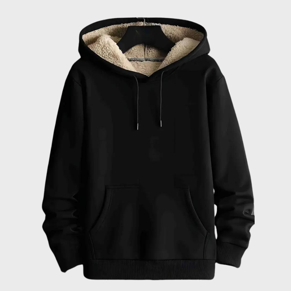 Street Wave Mens Fleece Hoodie Melle Warm Cozy Soft Inside For Indoor Outdoor Wear