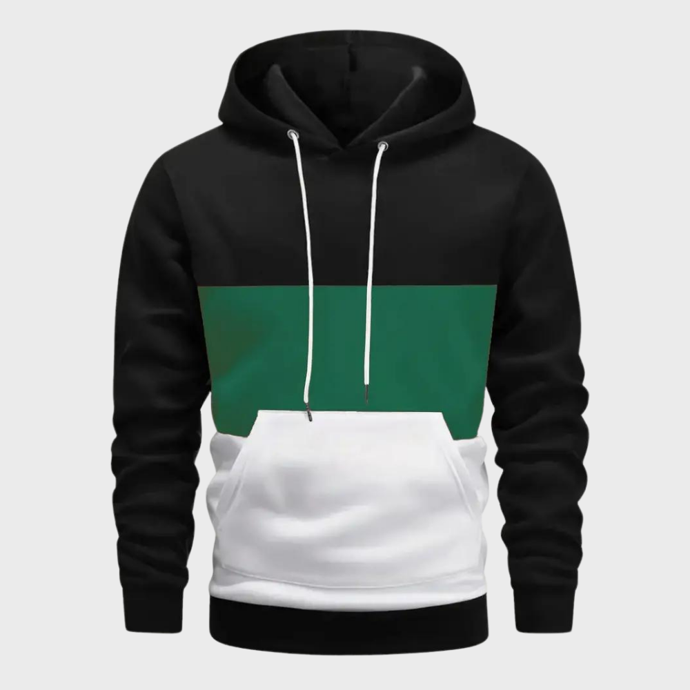 Moos Color Block Hoodie For Men Premium Comfortable Stylish Everyday Wear For Home And Out