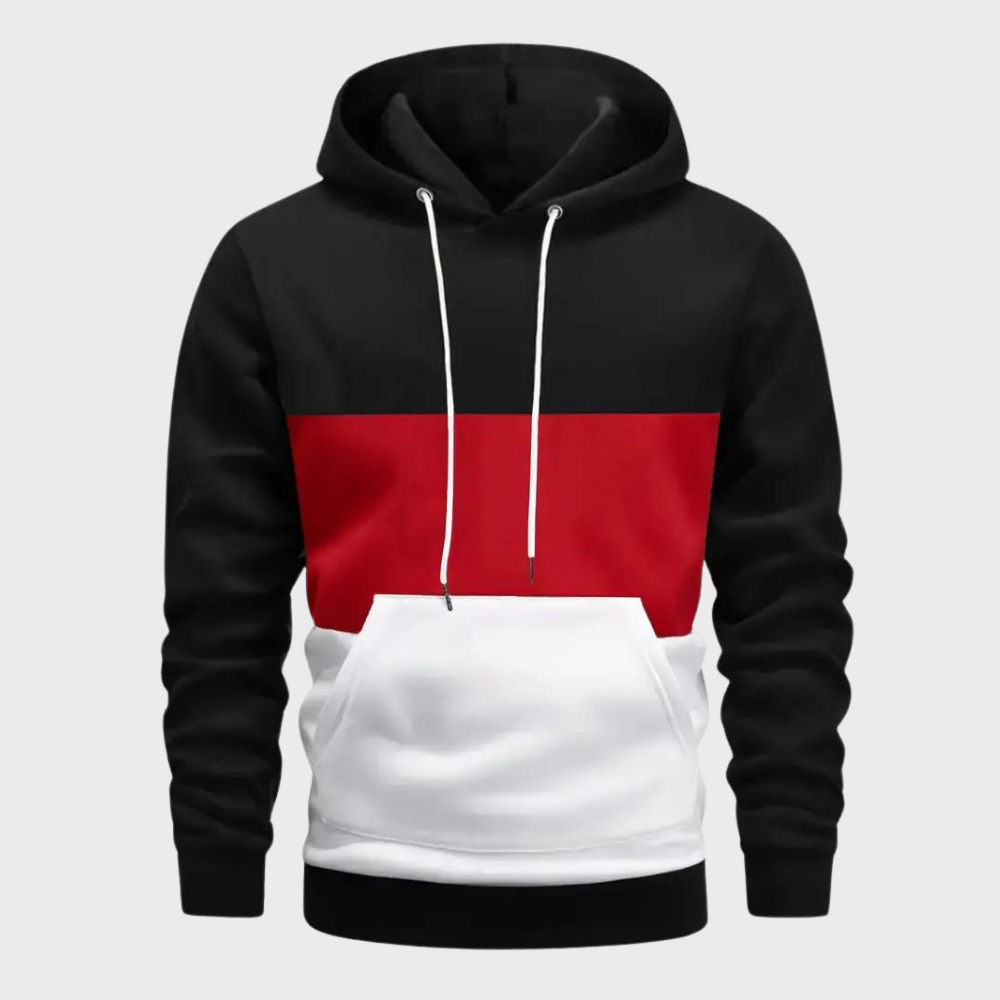 Moos Color Block Hoodie For Men Premium Comfortable Stylish Everyday Wear For Home And Out