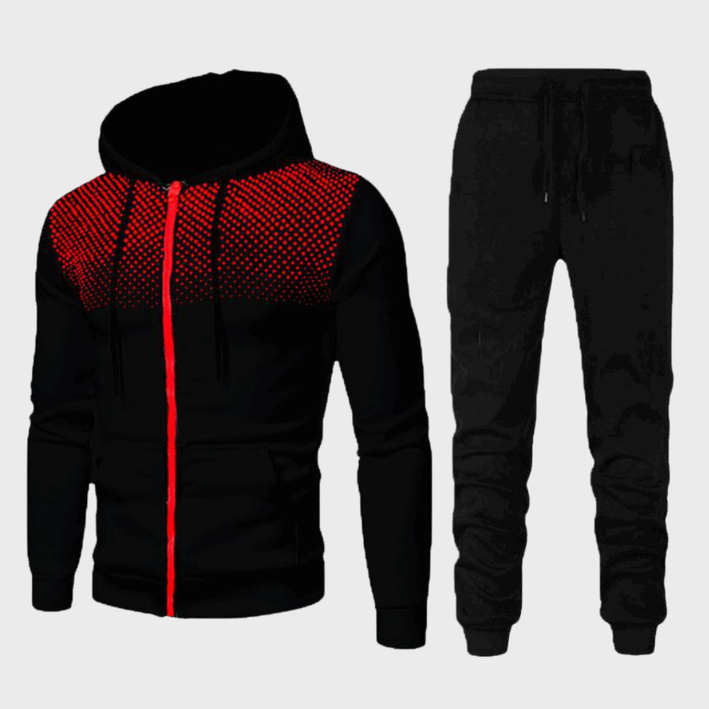 Street-Wave Slim Fit Tracksuit For Men Adjustable Waist