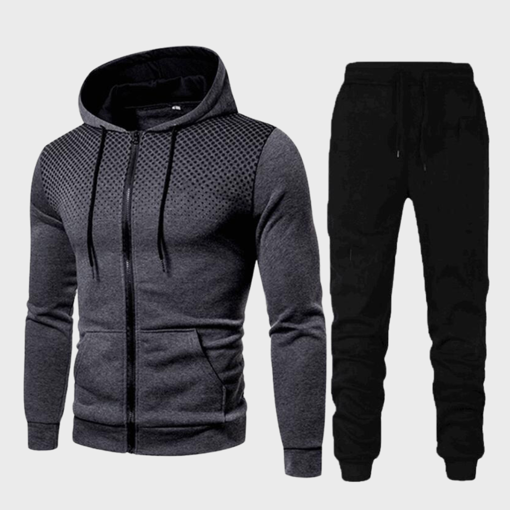 Street-Wave Slim Fit Tracksuit For Men Adjustable Waist