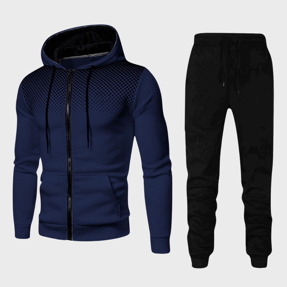Street-Wave Slim Fit Tracksuit For Men Adjustable Waist