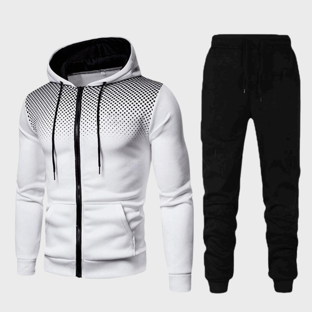 Street-Wave Slim Fit Tracksuit For Men Adjustable Waist