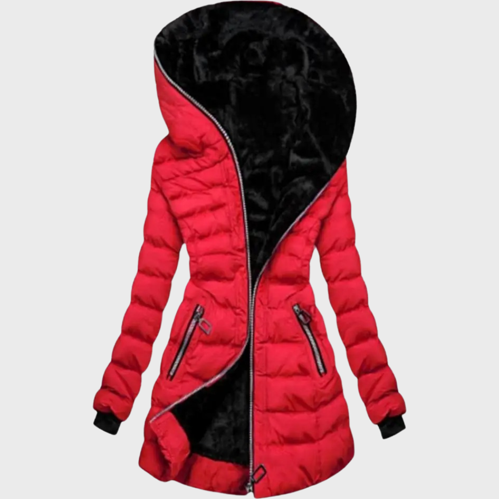 Street-wave Boby Womens Puffer Coat With Plush Fleece Lining For Warmth And Style