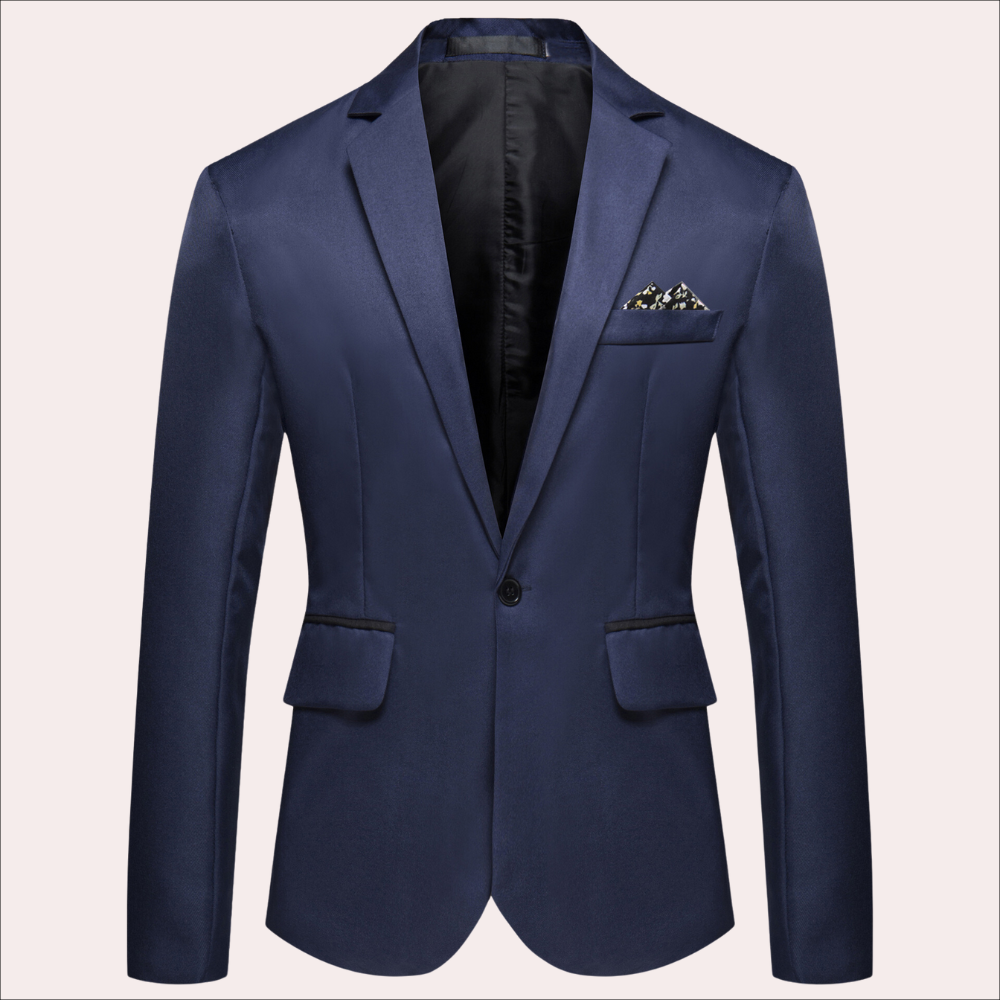 James Men’s Modern Formal Business Blazer By Street-Wave Tailored Jacket For Meetings And Evening Events